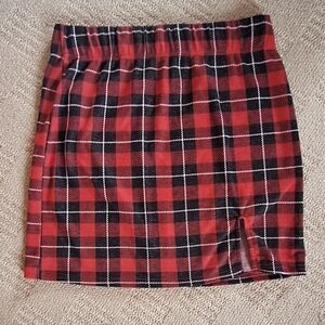 Plaid skirt